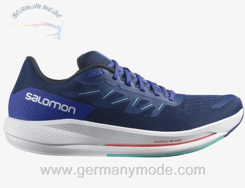 کتانی پیاده روی مردانه سالامون فرانسه SALOMON SPECTUR Laufschuhe Herren Estate Blue / Dazzling Blue / Mint Leaf