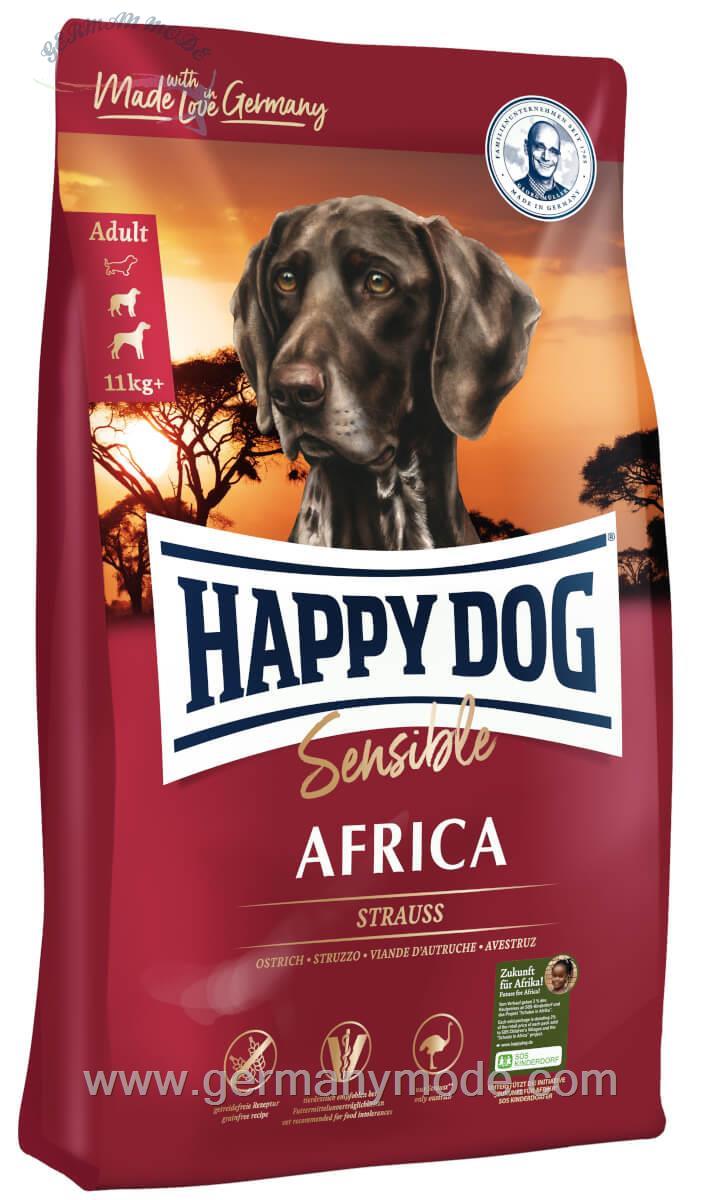 غذا خشک سگ هپی داگ آلمان Happy Dog Supreme Sensible Africa 4kg