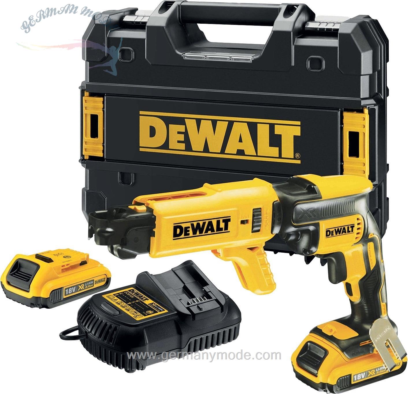 پیچ گوشتی دیواری شارژی دیوالت آمریکا Dewalt DCF620D2K Schnellbauschrauber mit Magazinvorsatz