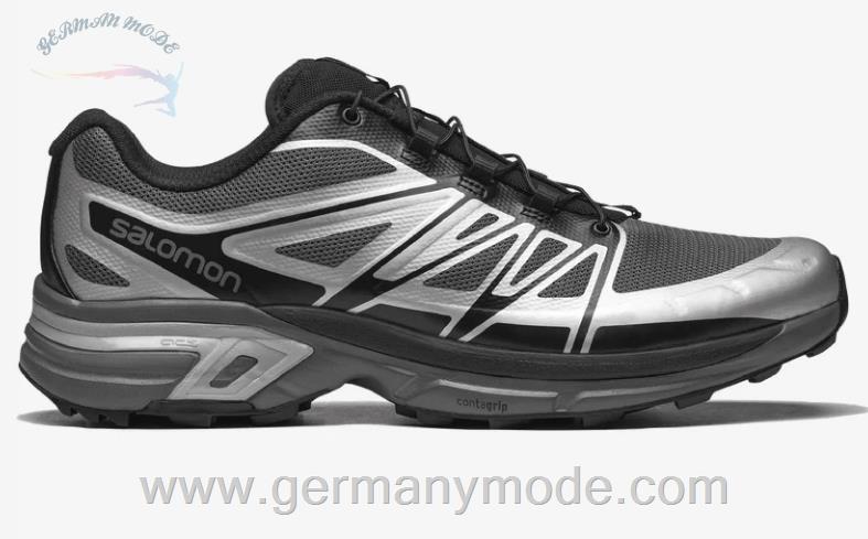 کتانی اسپرت مردانه زنانه سالامون فرانسه SALOMON XT-WINGS 2 Sportliche Schuhe Unisex Silver. / Quiet Shade / Black