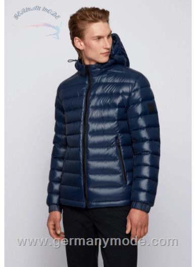 کاپشن مردانه هوگو باس آلمان BOSS REGULAR-FIT DAUNENJACKE MIT LOGO-AUFNÄHER