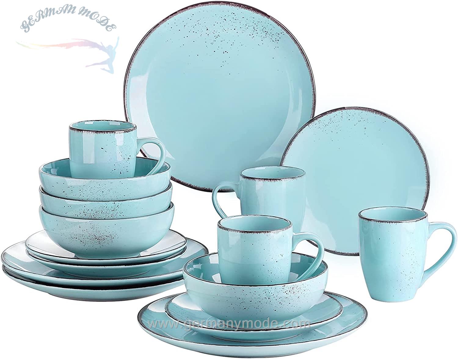سرویس غذاخوری سفالی 16 پارچه 4 نفره وانکاسو ناویا Vancasso Navia Crockery Set Made of Stoneware (16-tlg.)