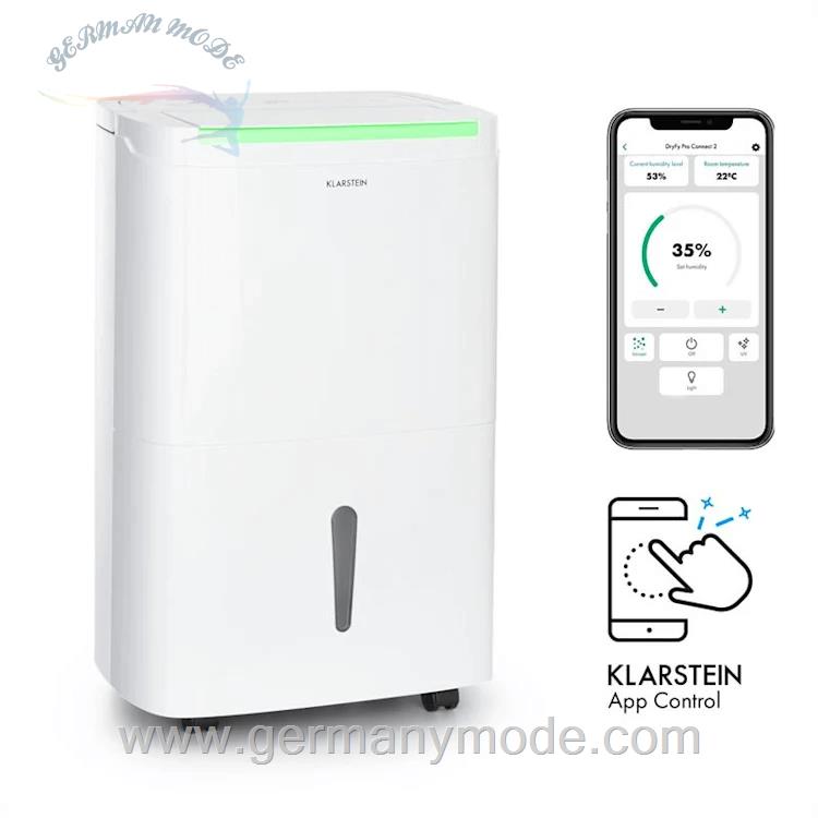 دستگاه رطوبت گیر خانگی 30 لیتری کلارشتاین آلمان Klarstein DryFy Connect 30 Luftentfeuchter 24 Ltr Weiß