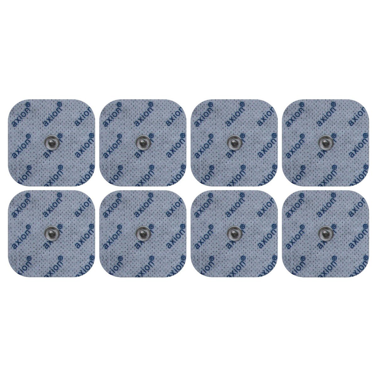 خرید از آمازون - 8 پد الکترود TENS-EMS 5x5 سانتی متر - سازگار با دستگاه های TENS و مربی های EMS از Sanitas (مانند SEM 40.41) و Beurer (مانند EM 40.41) | قابل استفاده مجدد | محصول پزشکی تایید شده از axion