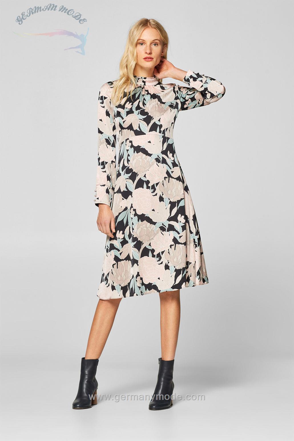 لباس مجلسی زنانه اسپریت (آمریکا) Kleid mit Blumen-Print und verspielten Details