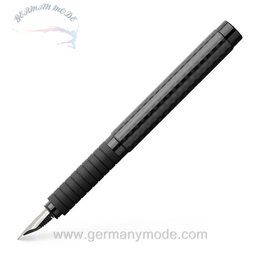خودنویس فابرکاستل آلمان FABER CASTELL Essentio Carbon Füller Federbreite B schwarz