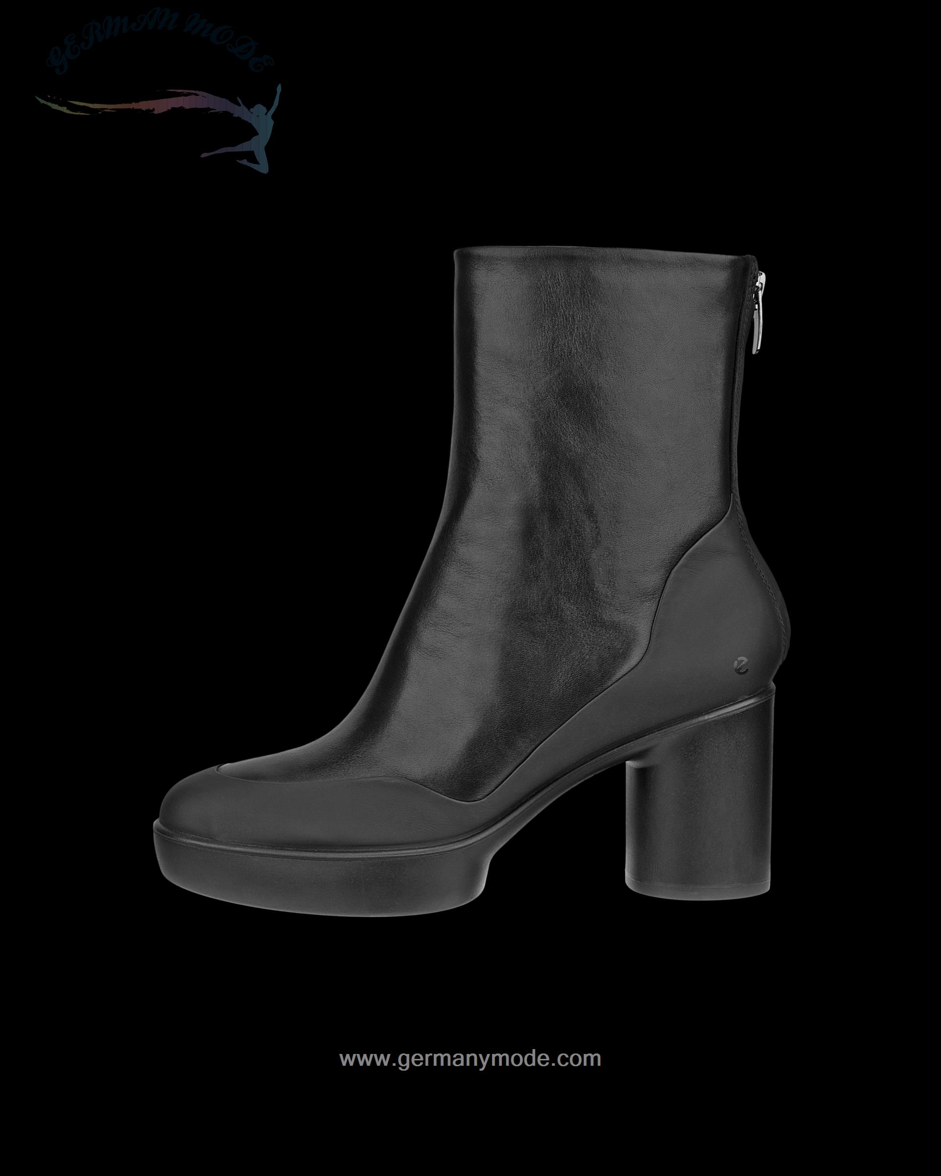 نیم بوت زنانه اکو دانمارک ECCO SHAPE SCULPTED MOTION 55 Damen Ankle Boot aus Leder Schwarz
