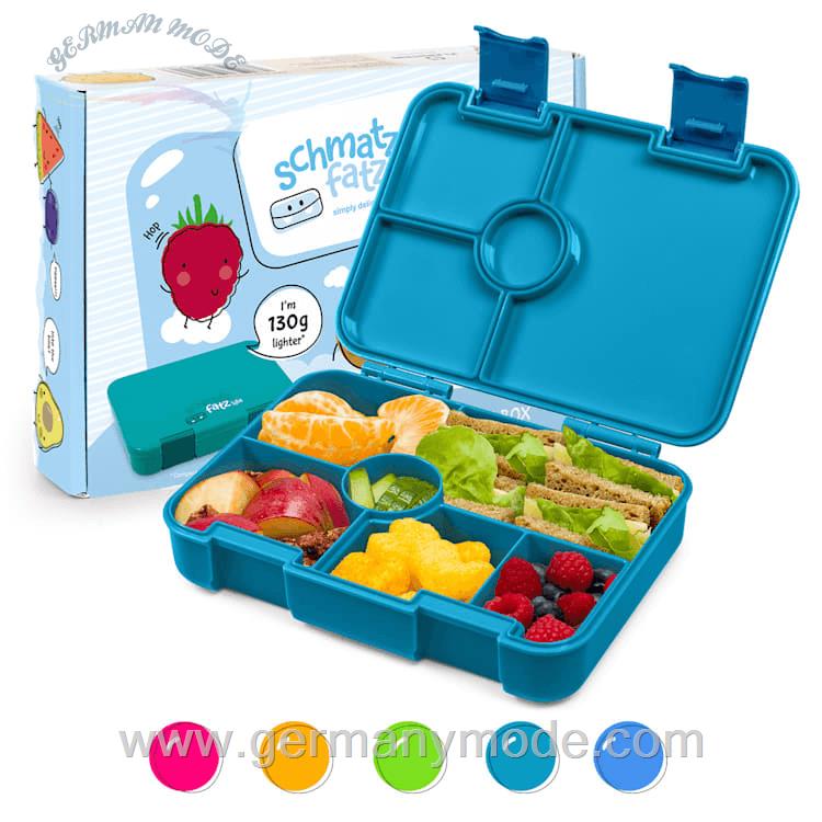 ظرف غذا و اسنک کودک کلارشتاین آلمان Klarstein schmatzfatz by Lite Lunchbox 6 Petrol