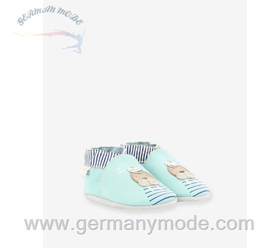 کفش کودک نو پا ربیز Robeez Baby Krabbelschuhe Morse Robeez - aqua