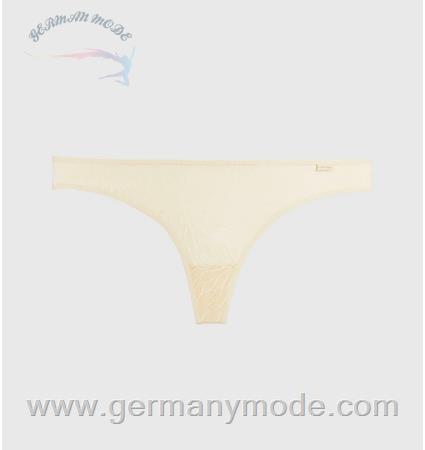شورت استرینگ زنانه کلوین کلین آمریکا Calvin Klein String Sheer Marquisette Stone 000QF6878EACK