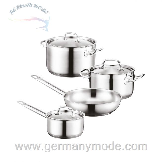 سرویس قابلمه ماهیتابه 7 پارچه برگهف بلژیک Berghoff Kochgeschirr-Set 7-tlg. Hotel - Essentials