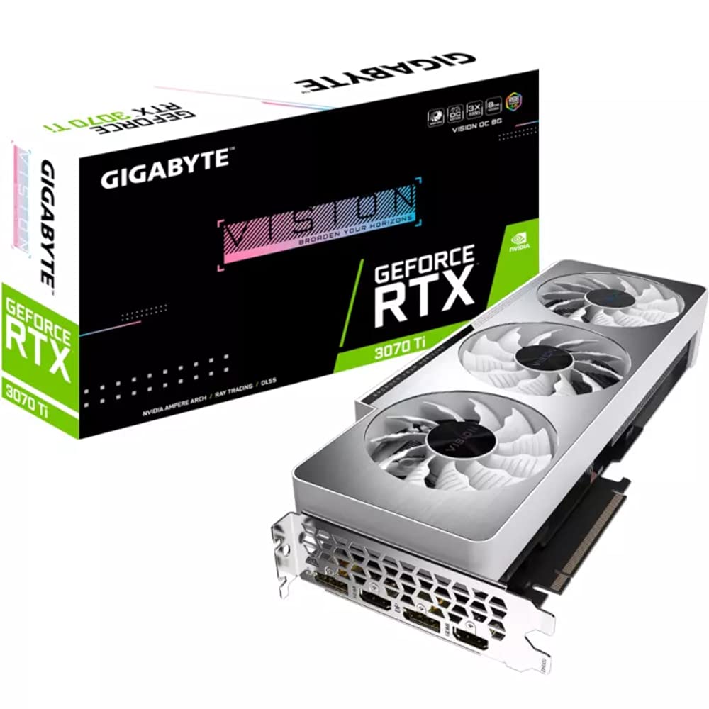 کارت گرافیک گیگابایت GeForce RTX 3070 Ti Vision OC 8GB، GV-N307TVISION OC-8GD