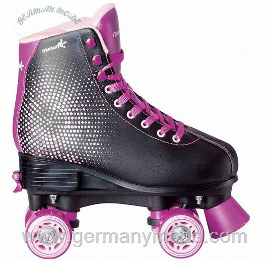 اسکیت کفشی چهارچرخ کودکانه m Muuwmi Rollschuhe Rollschuhe Disco türkis Größe 35-38