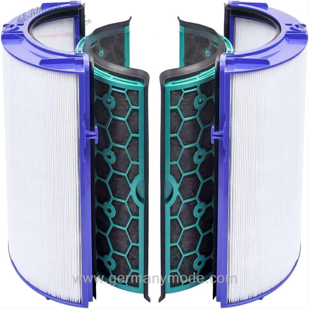 فیلتر دستگاه تصفیه هوا دایسون جایگزین KEEPOW برای Dyson Pure Cool TP04، HP04، DP04 - سازگار با شماره قطعه‌های 969048-03 و 969048-01