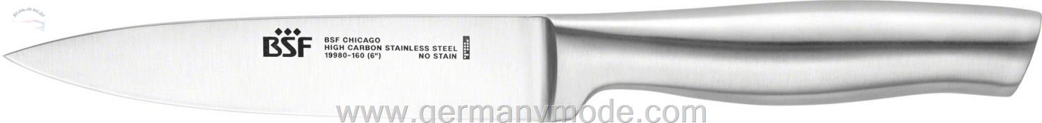 چاقو آشپزخانه 16 سانتیمتری شیکاگو بی اس اف زولینگ آلمان BSF Chicago Fleischmesser 16 cm