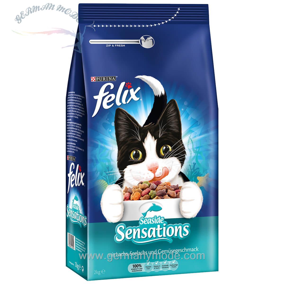 غذا خشک گربه ترد فلیکس آلمان Felix Seaside Sensations 2kg