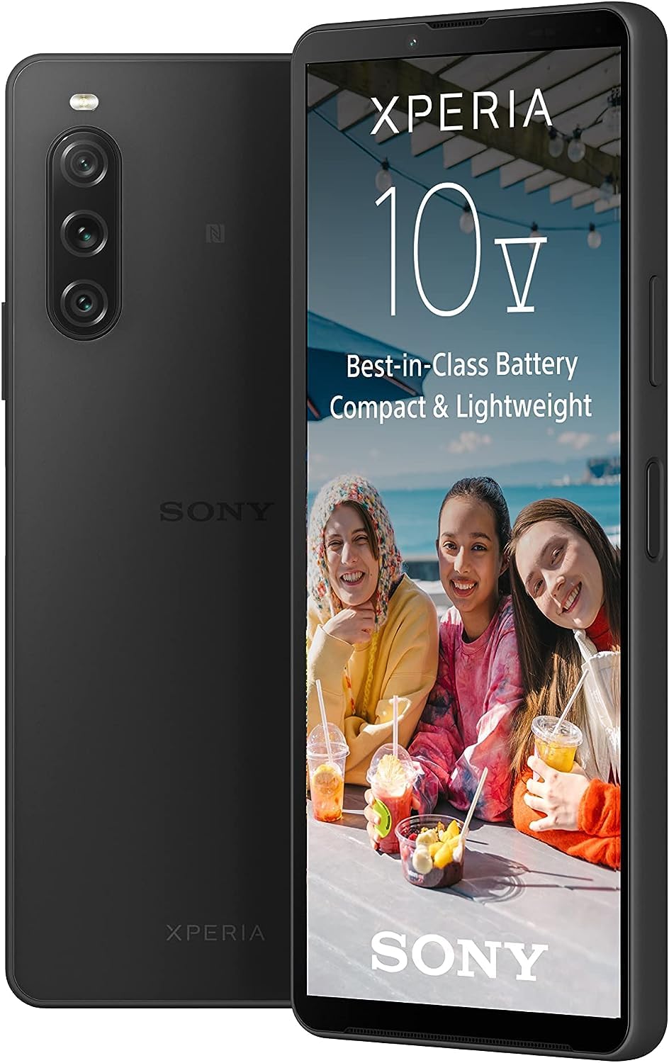 خرید از آمازون -تلفن سونی اکسپریا 10 ولت (باتری 5000 میلی آمپر ساعتی، 6.1 اینچ OLED عریض 21:9، لنز سه گانه، سبک و جمع و جور، جک 3.5 میلی متری صدا، اندروید 13، IP65/68) ضمانت 24+12 ماهه مشکی