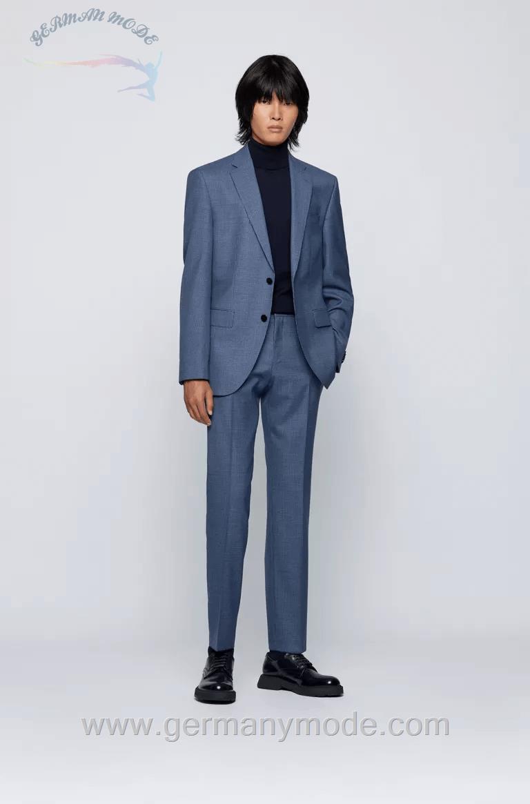 کت شلوار مردانه هوگو باس آلمان Hugo Boss H-Jeckson-214 Blau (hbeu50458836407)