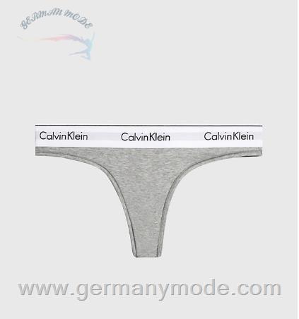 شورت استرینگ زنانه کلوین کلین آمریکا Calvin Klein String Modern Cotton Grey Heather 0000F3786E020