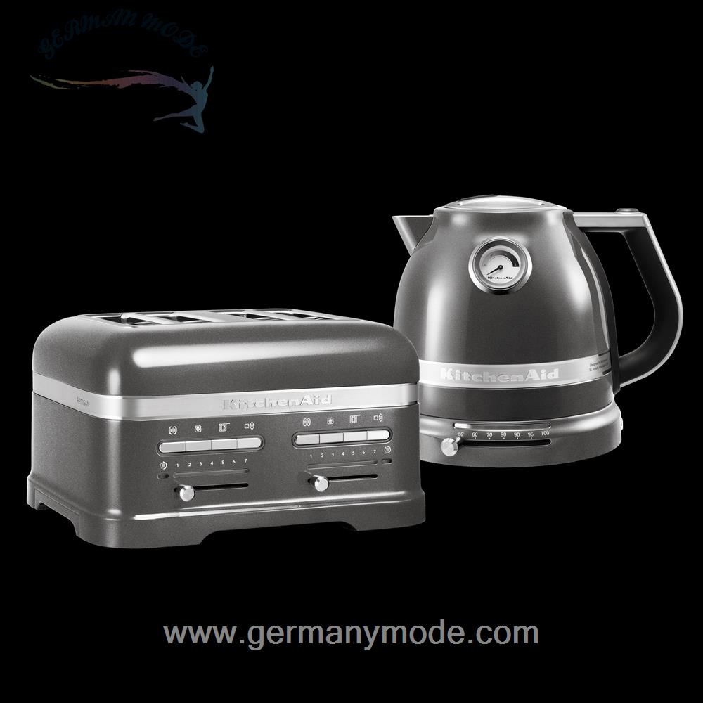 ست کتری برقی توستر 4 اسلاید اتومات کیچن اید آمریکا KitchenAid ARTISAN FRÜHSTÜCKSSET (TOASTER FÜR 4 SCHEIBEN)