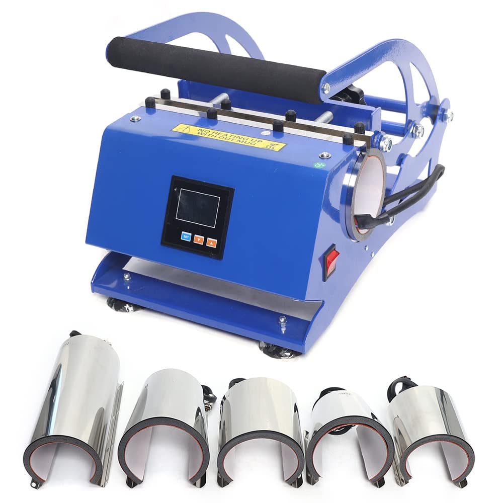 دستگاه پرس حرارتی لیوان پرس سابلیمیشن JAYEUW 6 in 1 600W - 200℃ ماگ پرس سابلیمیشن ماگ با 6 زیر لیوانی