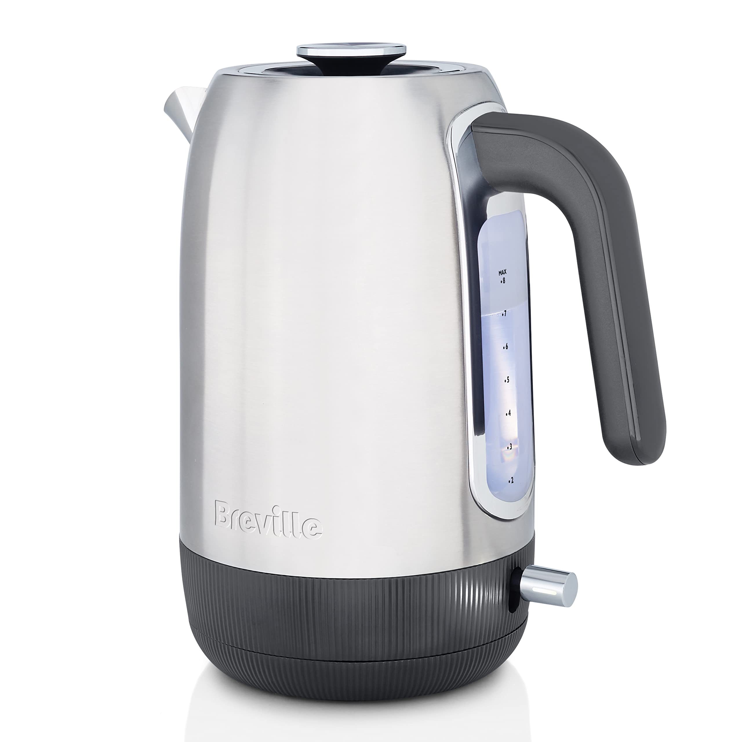 خرید از آمازون - کتری برقی Breville Edge با تنظیم دما | 1.7 لیتر | المنت حرارتی 2.4 کیلوواتی برای زمان پخت سریع | فولاد ضد زنگ برس خورده [VKT230X]