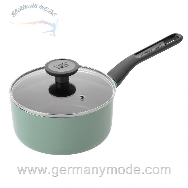 قابلمه 18 سانت درب دار برگهف بلژیک Berghoff Stielkasserolle mit Deckel 18 cm Sage - Leo