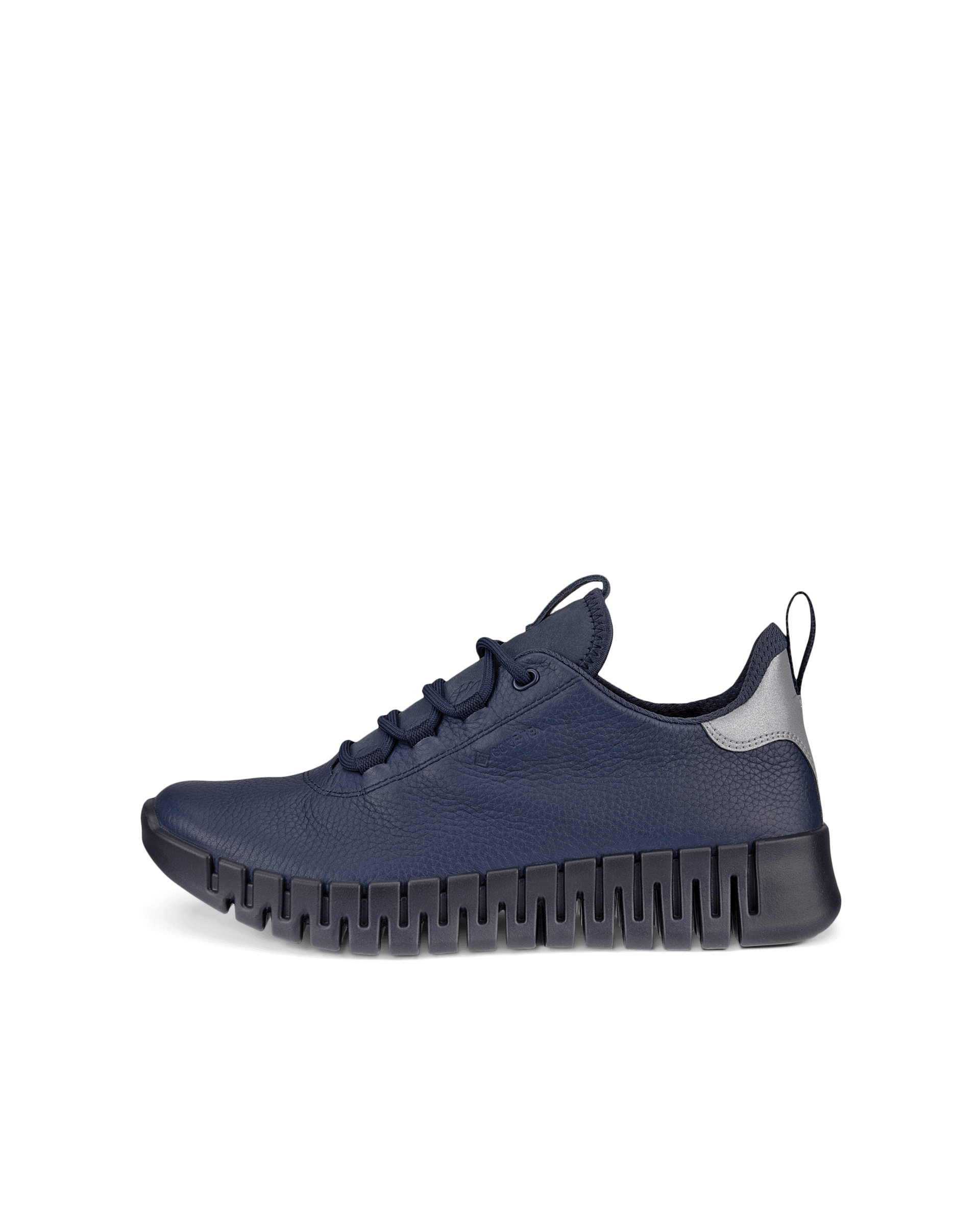 کتانی ورزشی ضد آب زنانه اکو دانمارک ECCO GRUUV W Damen Ledersneaker mit Gore-Tex Blau