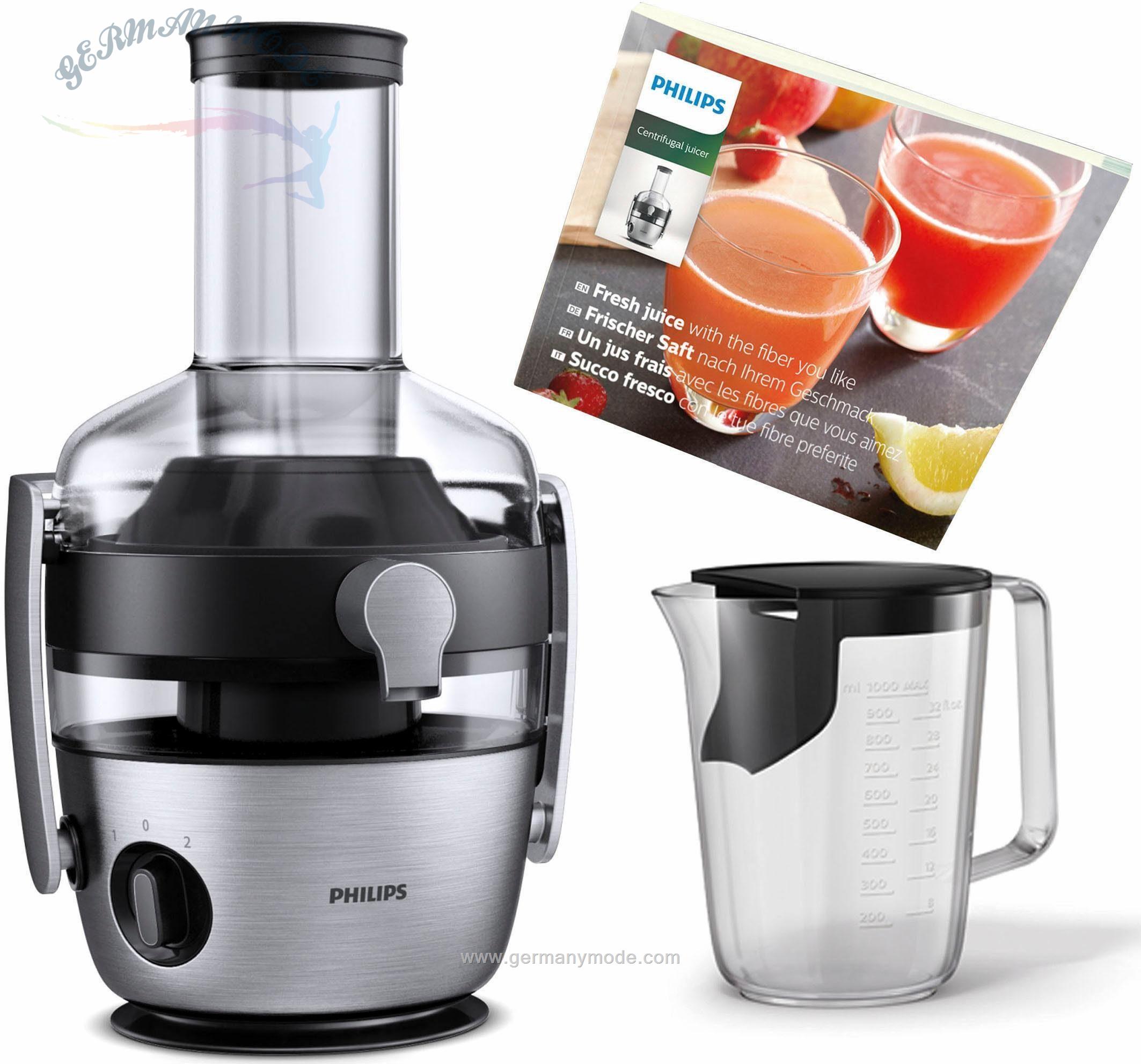 آبمیوه گیری philips (هلند) Entsafter HR1921/20 Avance, 1100 W