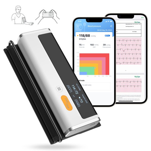 خرید از ایبی - برنامه مانیتور فشار خون بالای بازو دستگاه ECG مانیتور فشار خون بلوتوث