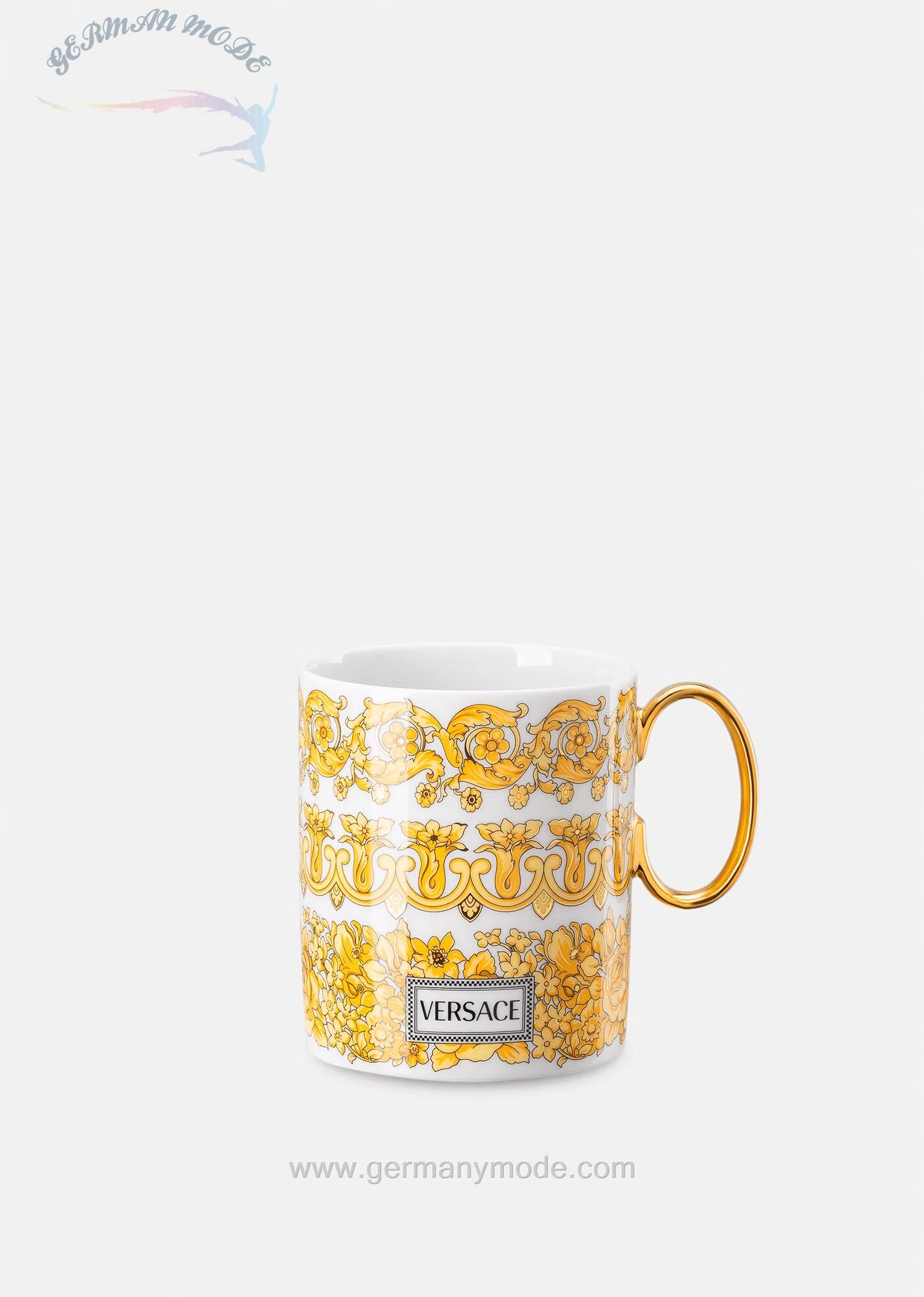 لیوان دسته دار چینی ورساچه ایتالیا VERSACE MEDUSA RHAPSODY TASSE