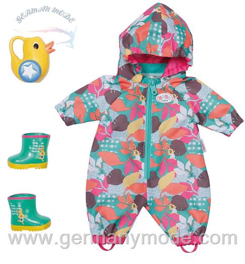 مجموعه لباس های عروسک Zapf Creation BABY born® Deluxe Matschhose Set 43cm