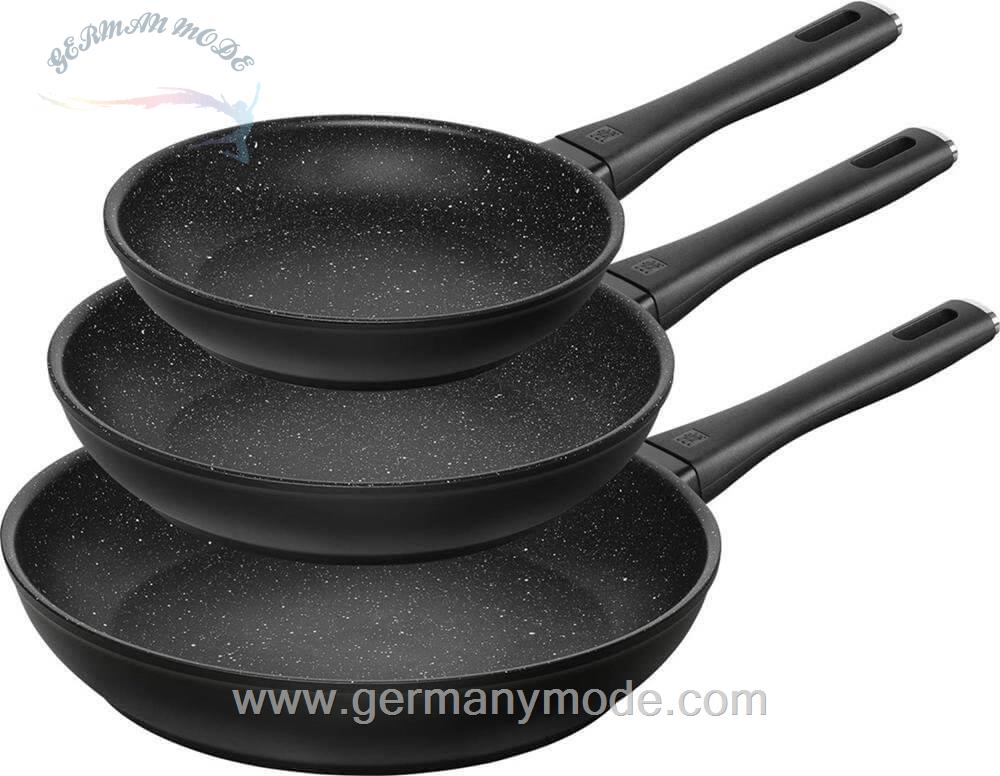 ست 3 پارچه ماهیتابه زولینگ آلمان Zwilling Pfannen-Set Marquina Plus Aluminium Set 3 tlg