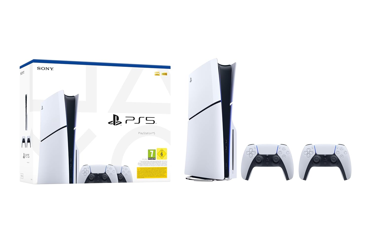 کنسول بازی پلی استیشن بسته استاندارد PlayStation®5 (Slim) با دومین کنترلر بی سیم DualSense™