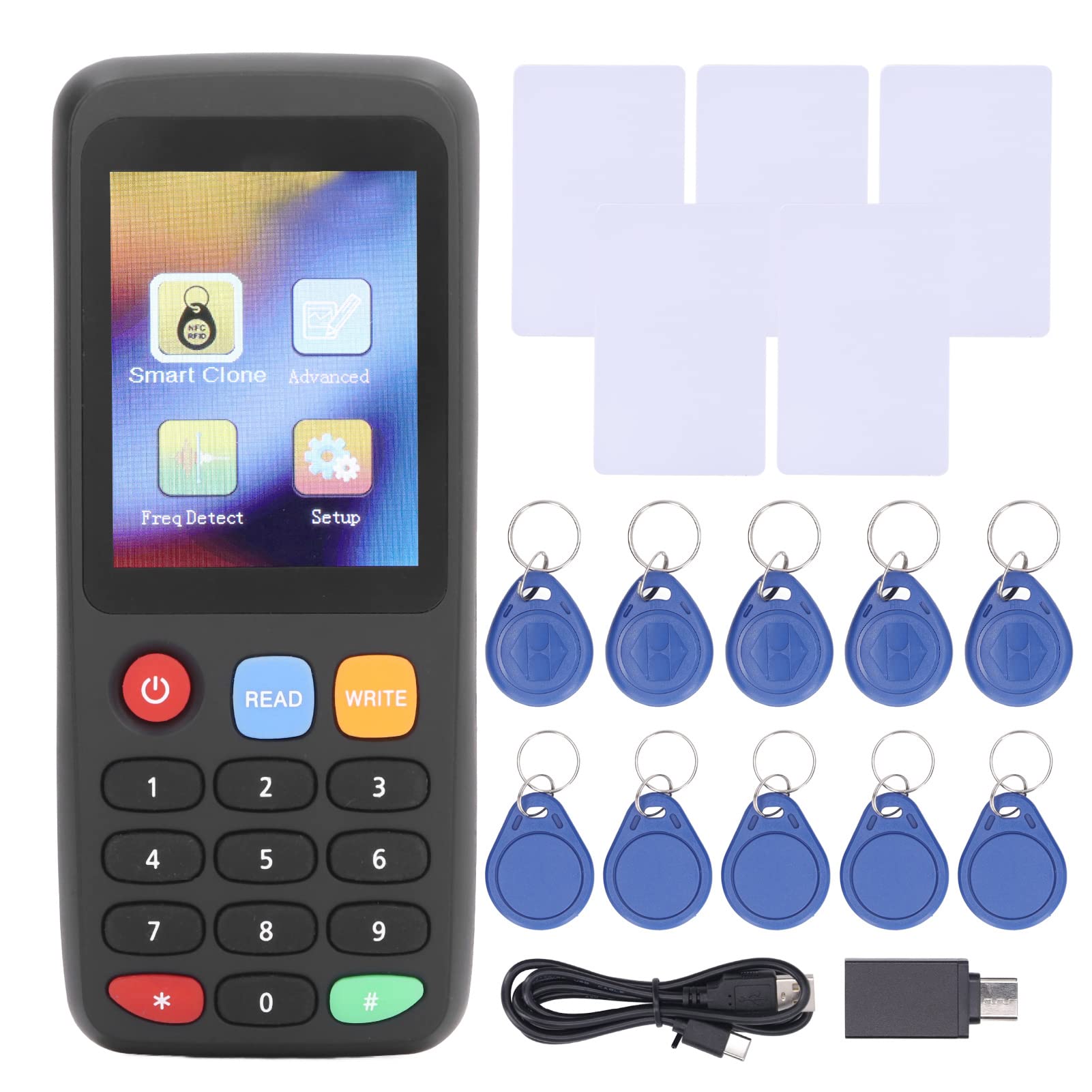 خرید از آمازون - دستگاه کپی کارت NFC (5 سگک UID، 5 کارت T5577، 5 سگک T5577)