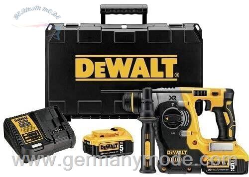 دریل ترکیبی شارژی دیوالت آمریکا DeWALT 18,0 V XR LI-ION SDS-PLUS AKKU-KOMBIHAMMER 24MM (BÜRSTENLOS) DCH273P2T