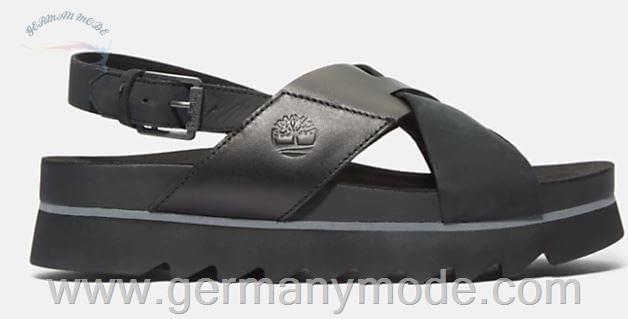 صندل زنانه تیمبرلند آمریکا TIMBERLAND SANTA MONICA SUNRISE WOMEN S SANDAL WITH HEEL STRAP IN BLACK