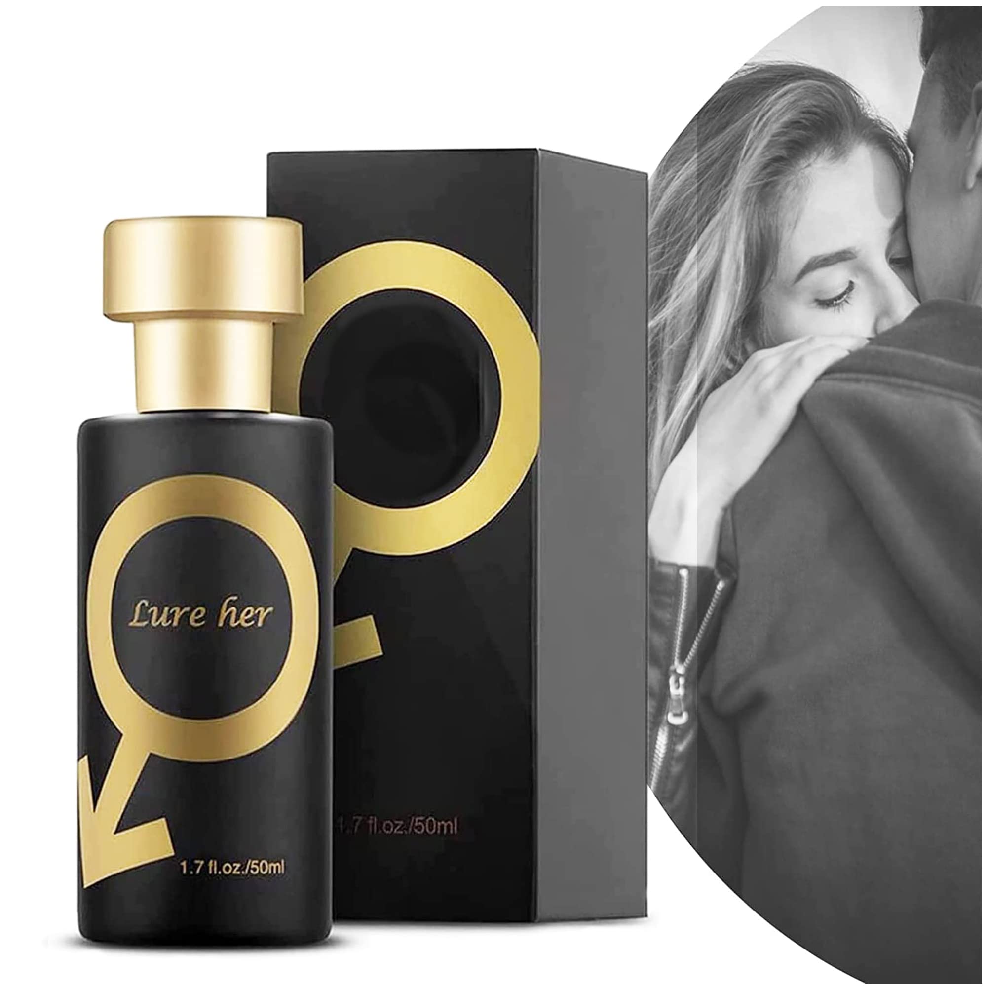 خرید از آمازون - Venom-Love Cologne Lu her Perfume für Männer Her Parfüm Spray,Golden Perfume für Männer & Frauen, Lang anhaltende Black