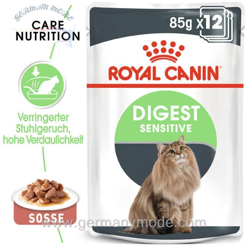 غذا مرطوب گربه رویال کنین Royal Canin Digest Sensitive 12x85 g in Soße