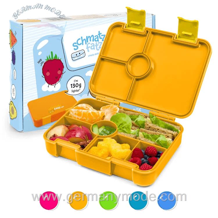 ظرف غذا و اسنک کودک کلارشتاین آلمان Klarstein schmatzfatz by Lite Lunchbox 6 Orange