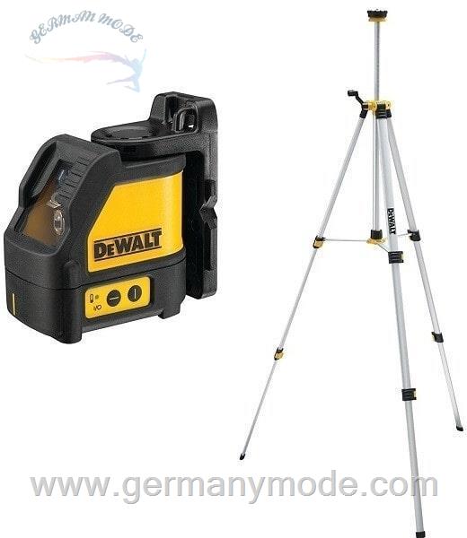 تراز لیزری تقاطعی سه پایه دیوالت آمریکا DeWALT DW088K-XJ Kreuzlinienlaser + Pulsmodus robust feuchtigkeitsgeschützt