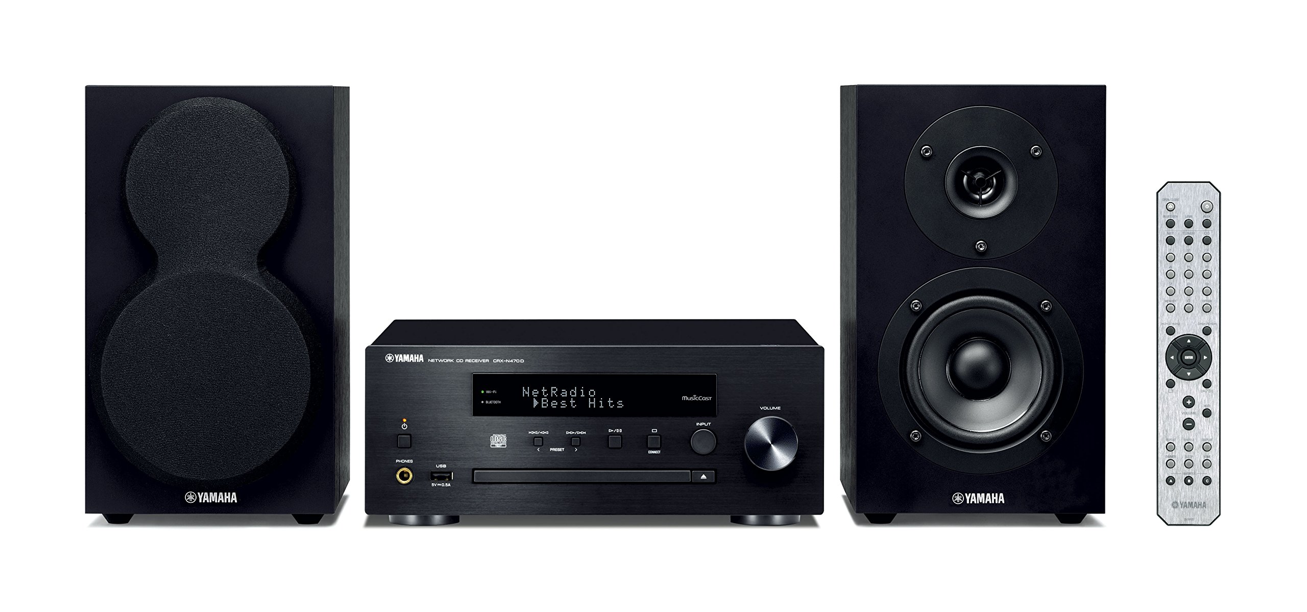 خرید از آمازون - Yamaha Pianocraft 470 DAB Micro Hi-Fi System, Black