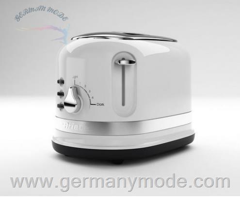 توستر برقی آریته ایتالیا Ariete Toaster 149WH moderna weiß 2 kurze Schlitze