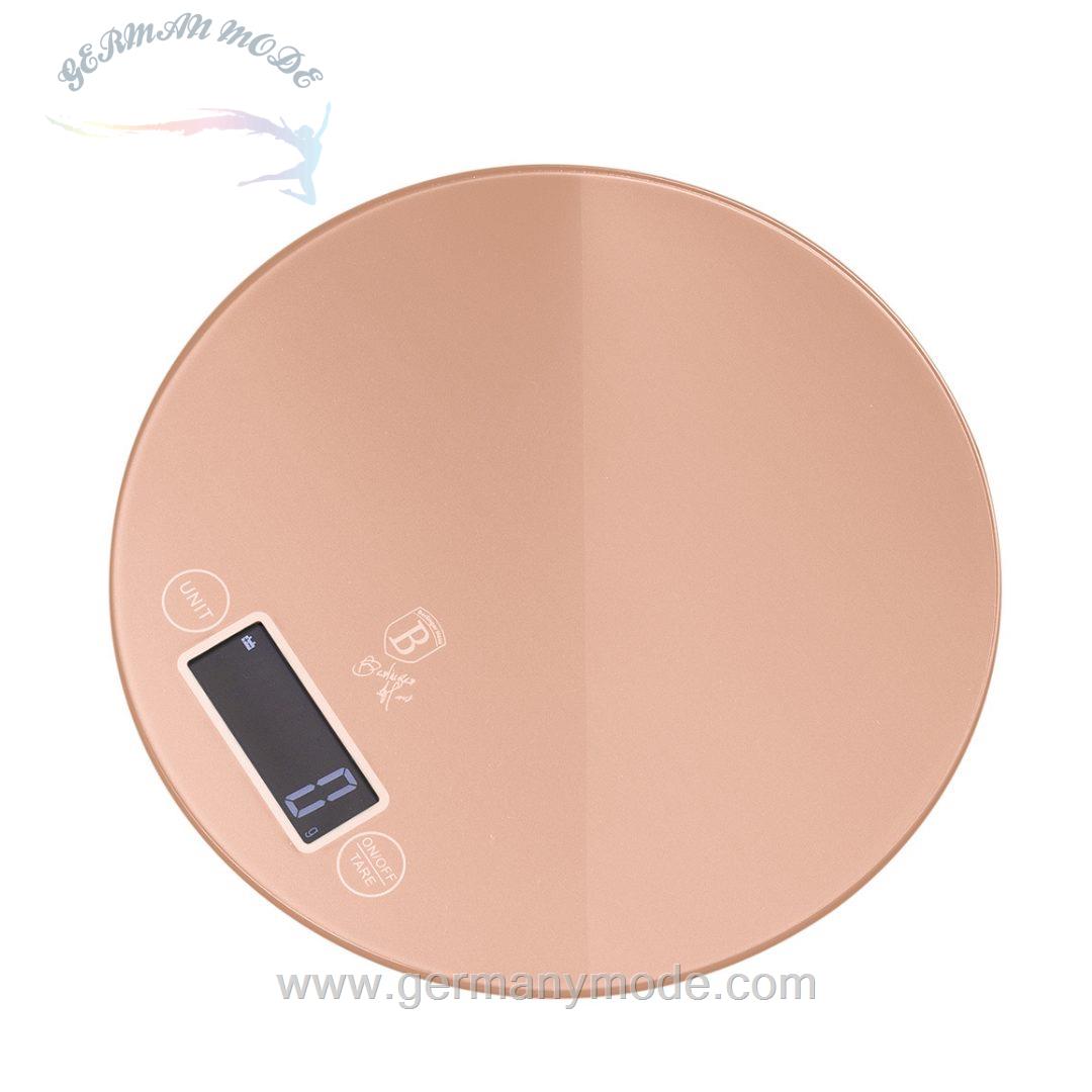 ترازو دیجیتال آشپزخانه برلینگر هاوس مجارستان BERLINGER HAUS KITCHEN SCALE BH/9428 ROSE GOLD COLLECTION