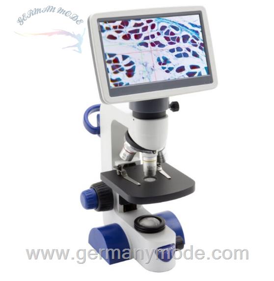 میکروسکوپ اپتیکا ایتالیا OPTIKA Mikroskop B-61V, Screen, 7 Zoll, DIN, achro, 40-400x, LED, 1W
