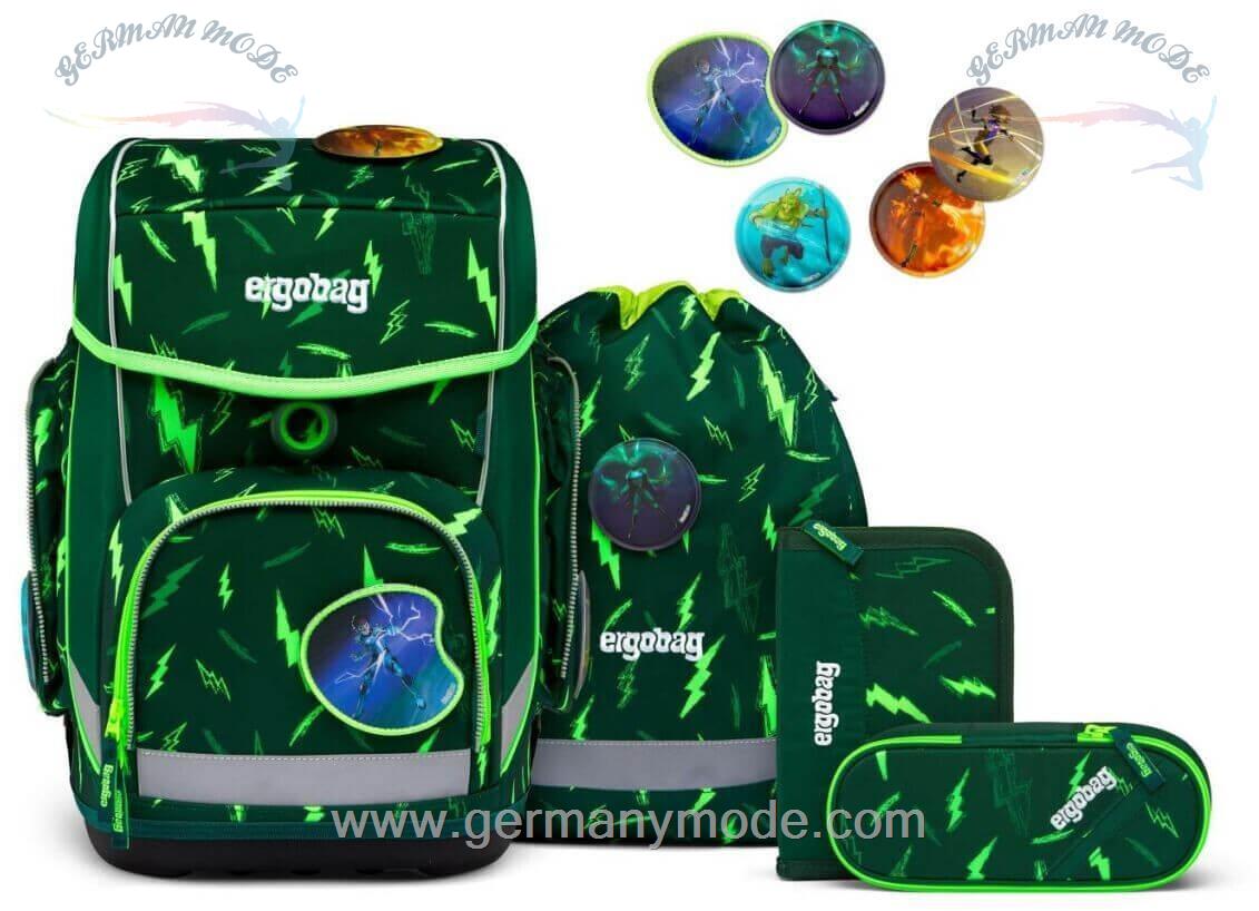 ست 5 تایی کوله پشتی مدرسه 19 لیتر کوله ورزشی جامدادی ارگوبگ ergobag Cubo Set (2023) Bärtastisch