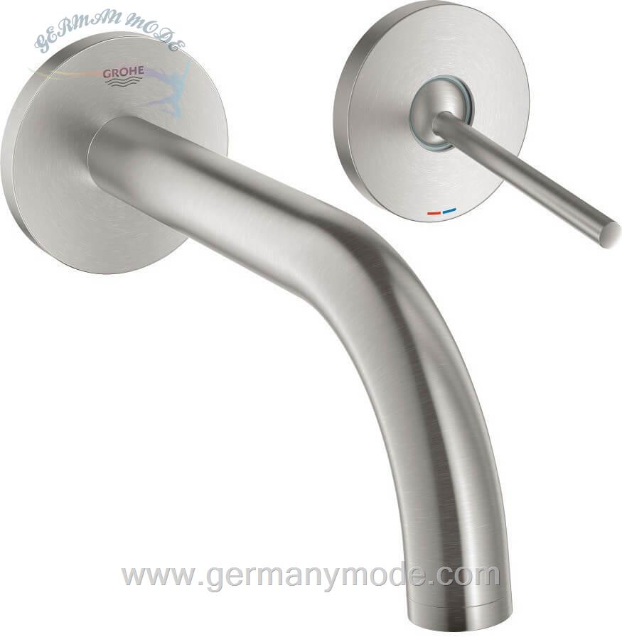 شیر مخلوط روشویی توکار گروهه آلمان GROHE Atrio 2 Loch Waschtischbatterie 19287 supersteel 19287DC3