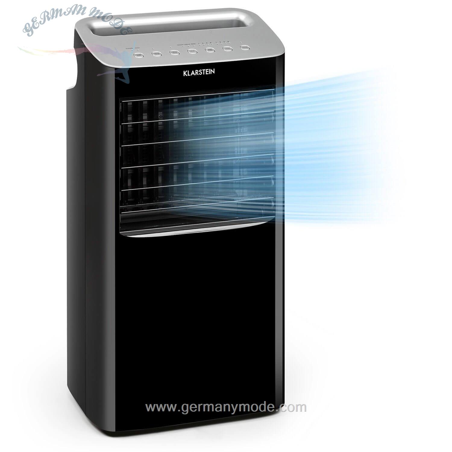 فن خنک کننده رطوبت ساز و تصفیه هوا کلارشتاین آلمان Klarstein Ventilatorkombigerät Coldplayer 4-in-1 Luftkühler