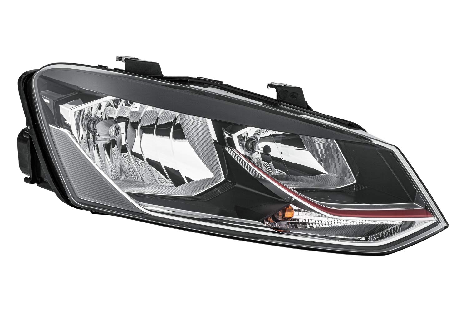 چراغ جلو خودرو HELLA 1EB 012 034-061 FF/هالوژن - برای VW Polo (6R1, 6C1) - GTI - ECE - برای ترافیک سمت راست - راست