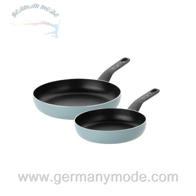 ست ماهیتابه 2 پارچه برگهف بلژیک Berghoff 2er Set Bratpfanne Slate - Leo